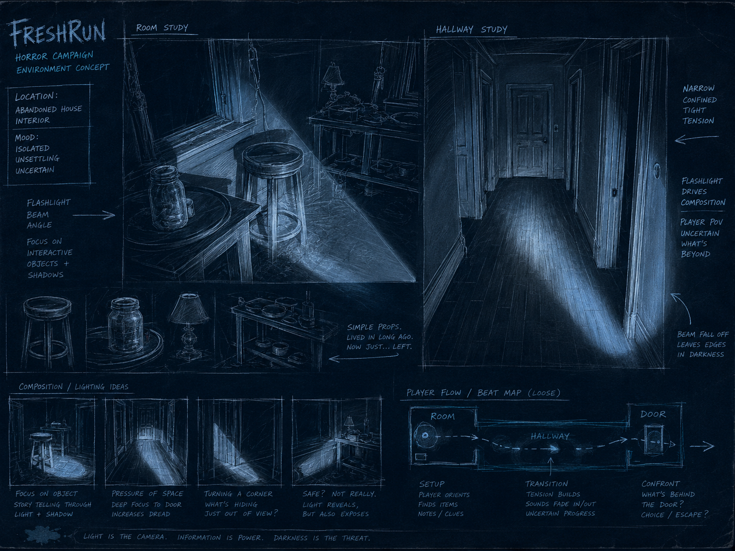 FreshRun environment concept blueprint